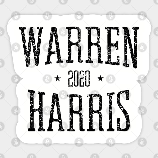 Elizabeth Warren and Kamala Harris on the one ticket? Dare to dream Warren 2020 Harris 2020 Sticker by YourGoods